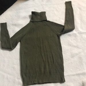 Barney’s New York cashmere sweater olive green